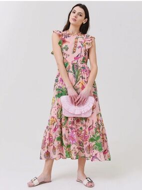 $380 BANJANAN Hannah Dress XS